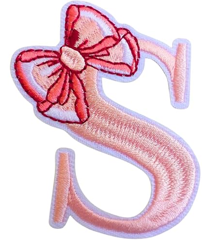 Amazon.co.jp: 刺繍アイロンワッペン アップリケ イニシャル