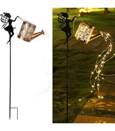 Amazon.co.jp: 夢の行 蝶のソーラー工芸ライト（ガラス+鉄）景観