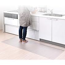 Amazon.co.jp: 山善(YAMAZEN) キッチンマット 透明 クリア