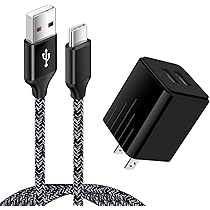 Amazon | ANNIBER「アンドロイド充電器*1個+タイプC充電ケーブル