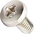 パーツハウス 大里 ニッケル小ねじ バインド頭 4Φ×長さ8mm 50本入 (62637)