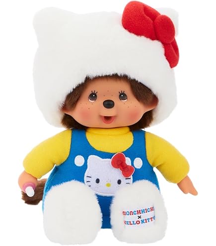 Amazon.co.jp: セキグチ(Sekiguchi) キティ×モンチッチ ぬいぐるみ S