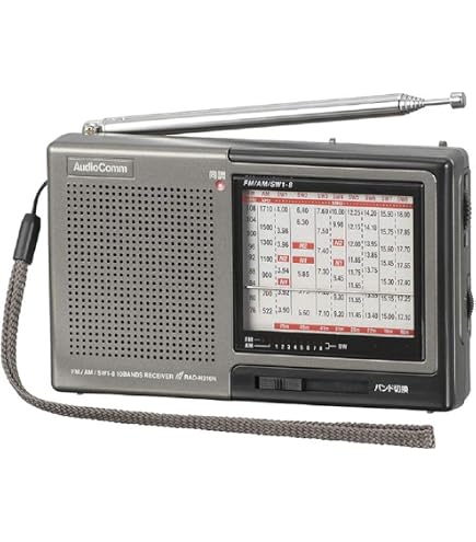 Amazon.co.jp: AudioComm AM/FM/SW Handy Short Wave Radio [Model