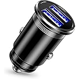 Raxnwell シガーソケット usb カーチャージャー 急速充電 - 超小型/2ポート/24W/12V・30V車 3.1A iPhone/iPadその他Androi各種/IQOS対応