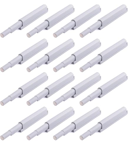 Uxcell 5-Pack Soft-Close Damper Buffers For Cabinet Doors And Drawers – White, Hydraulic Piston Design For Quiet Operation