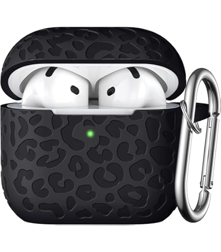 Amazon | Gawnock レオパードの刻印入りケース AirPods第4世代カバー
