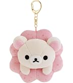 Amazon.co.jp: リラックマ ストロベリーフラワーぶらさげぬいぐるみ