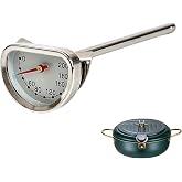 High-Precision Candy Thermometer with Stainless Steel Stand, Thermometer for Deep Frying, Chocolate, Sugar, and Candle Making