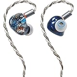 HiFiGo LETSHUOER x GIZAUDIO Galileo デュアルドライバー ハイブリッド インイヤー モニター、10mm ダイナミック ドライバー + バランス アーマチュア ユニット IEMs インイヤー イヤホン (3.5mm P