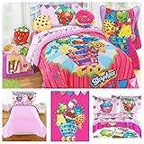 Shopkins Complete 5 Piece Bedding Comforter Set - Twin [並行輸入品]