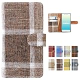Galaxy S10 専用 SC-03L SCV41 ランチョンマット風 ケース カバー 手帳型 SC-03Lケース SC-03Lカバー SCV41ケース SCV41カバー ギャラクシー SC03L lunch TPU コーヒーブラウン