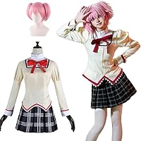 Amazon.co.jp: [Agtop] まどマギ コスプレ 制服『ウイッグ付き』魔法