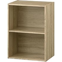 Amazon｜ぼん家具 カラーボックス 2段 A4対応 幅42×奥行29.1×高