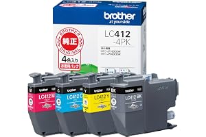 ブラザー工業 インクカートリッジ4色パックLC412-4PK対応型番:MFC-J7300CDW、MFC-J7100CDW他 小