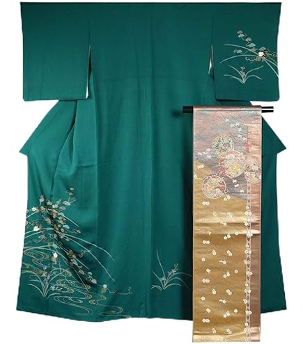 紬着物【本場牛首紬】市川純一郎 野菜文様 正絹 ベージュ色 袷仕立て 小紋柄 紬着物【本場牛首紬】市川純一郎 野菜文様 正絹 ベージュ色 袷仕立て