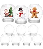 Amazon.co.jp: Gadpiparty クリスマス スノードーム 容器 スノーボール