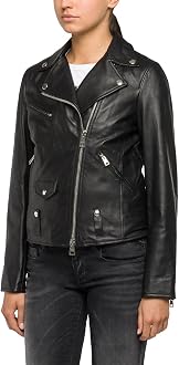 Replay Women's Jacket, Black (Black 10 