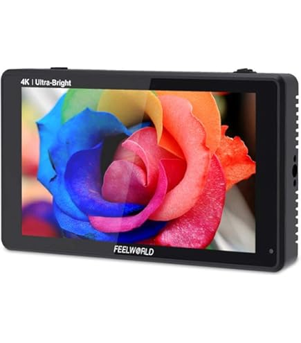 Amazon | Feelworld LUT6 6インチ2600nit高輝度HDR/3D LUT波形ベクトル