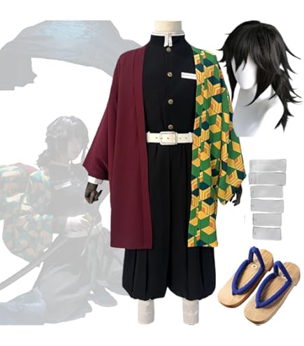 Amazon.co.jp: 耐熱コスプレウィッグ 義勇 パーティー イベント 仮装