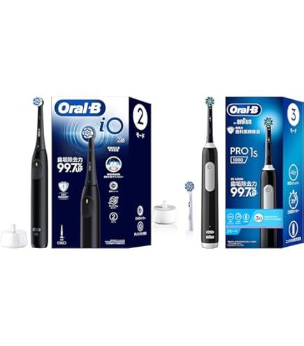 Oral-B iO2S ブラック 電動歯ブラシ本体 Oral-B iO 電動歯ブラシ本体と充電器 Amazon.co.jp: Oral-B 充電式