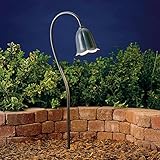 15349MST Tulip 1LT Incandescent/LED Hybrid Low Voltage Landscape Path and Spread Light, Textured Mid