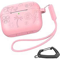 Amazon | MILPROX AirPods Pro 3 対応シリコンケース 可愛い花の刻印
