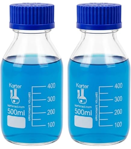 United Scientific™ SIMAX 1 000 ml (1 L) laboratoriegradering, läckagesäker, medieflaska, med GL45 skruvlock, 1 vardera United Scientific™ SIMAX 1 000 ml (1 L) laboratoriegradering, läckagesäker, medieflaska, med GL45 skruvlock, 1 vardera