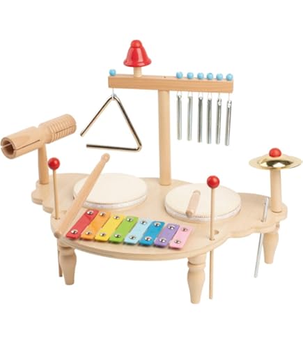 Amazon | 子供用ドラムセット楽器おもちゃ 幼児用 楽器 おもちゃ 木琴