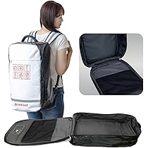 持ち運びマット【屋内外対応】厚み十分！　リュック・手さげ携行OK! 前持ちビジネスリュック（日本製・耐水設計・スマホスタンド