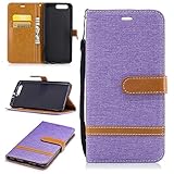 Huawei P10 Plus ケース 手帳型 カード収納 横置きスタンド機能付き マグネット カバー 高品質 財布型 衝撃吸収 落下防止 Huawei P10 Plus 対応 ケース (P1 パープ