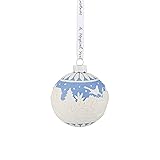 Wedgwood クリスマス 田舎 ボーブル 3.15インチ ブルー/ホワイト