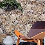 Cosway 10 M現代ホーム装飾壁紙Stone Brick Rockスレートテクスチャ効果3dスティック壁装飾