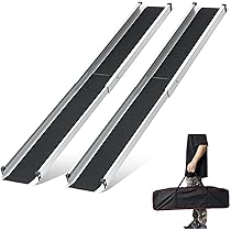 Amazon | gardhom 車椅子 用 スロープ 二段伸縮 長さ83.5/152cm 幅19cm