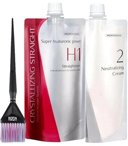 Amazon.co.jp: 資生堂 クリスタライジングストレート α H 1液 ＆ 2液