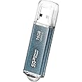 シリコンパワー USB3.0 Marvel M01 Series 16GB アルミボディーアイシーブルー SP016GBUF3M01V1B