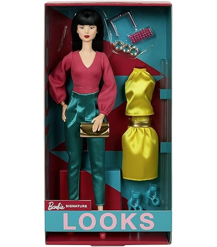 Amazon.co.jp: Barbie Looks Doll, Collectible No. 21 with Black