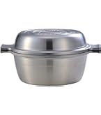 北陸アルミ 両手鍋 24cm [ガス火専用] 軽量 目皿付き Amazon｜北陸アルミ 両手鍋 24cm [ガス火専用] 軽量 目皿付き