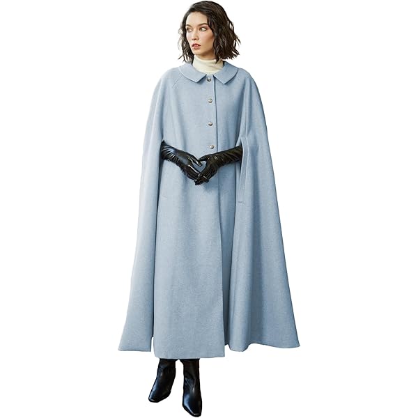 SAISON DE PAPILLON ダブルフェイスメタルボタンケープコート SAISON DE PAPILLON｜ダブルフェイスメタルボタンケープコート