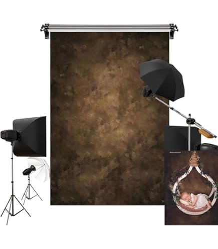Amazon | Kate 1.5x2.2m 復古 赤い色 背景布 テクスチャ 写真