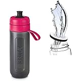 ブリタ 水筒 携帯用 浄水ボトル 600ml アクティブ ピンク マイクロディスクフィルター 1個付【日本正規品】