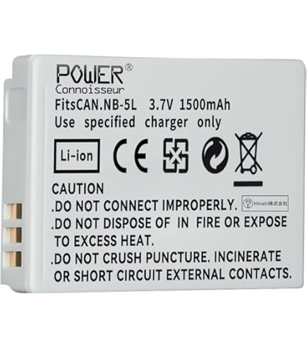Amazon | Li-ion Celeb Canon対応 NB-5L PowerShot S100 S110 SX200IS
