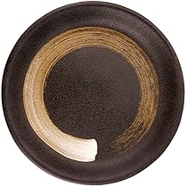 Amazon｜美濃焼 プレート 大皿 8寸皿 24cm 窯変 紺 日本製 133