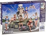 マスターボックス 1/35 ピンナップガールズ６体３Dノーズアート40’sスタイル プラモデル MB35183