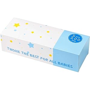 TWONE 防臭袋 おむつが臭わない袋 消臭袋 Sサイズ 200枚入り ゴミ袋 ペットのうんちが臭わない袋 赤ちゃん用 おむつ 生ゴミ処理袋 消臭袋 ベビー用品 (200枚)
