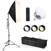 Amazon | ソフトボックス【 2025新登場LED撮影用ライト】写真撮影
