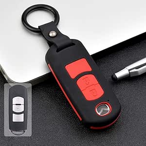 4年保証 ブラック 3ボタン Cx 7 Cx 5 Axela Cx 5 Cx 4 Atenza Mazda Abs 天然ゴム 高級 オシャレ 落ちにく 汚れ 傷防止 柄 カーボン リモコン用 キーケース キーホルダー キーカバー ケース スマートキー マツダ Ontto キーホルダー キーケース Ekonomimalmo Se