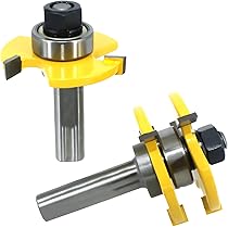 Amazon.co.jp: Morisho トリマー ビット セット t型 ほぞ カッター 溝