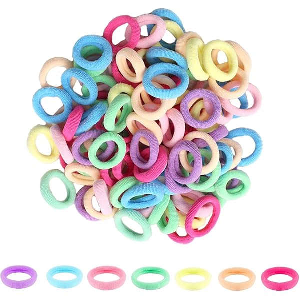 Amazon.co.jp: BIANHUAN ヘアゴム こども カラフル ベビーリングゴム