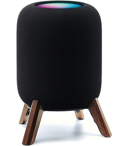 Amazon | Homepod Mini用木製三脚スタンド、メタルフレーム付き三脚