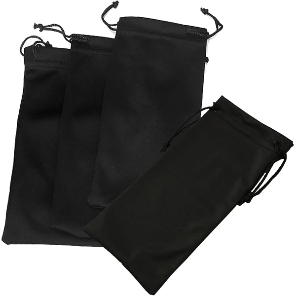 Amazon | [PACKOVE] サングラス 収納袋 メガネ拭き 30セット マイクロ 